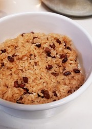 簡単!フライパンで蒸す赤飯♡の写真