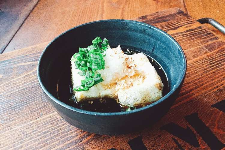 麺つゆでめーっちゃ簡単 揚げ出し豆腐 レシピ 作り方 By ちーすけ クックパッド 簡単おいしいみんなのレシピが350万品