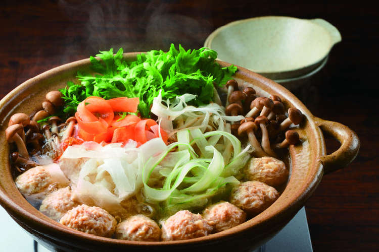 鶏団子とピーラー野菜のしゃぶ鍋 レシピ 作り方 By お茶村 クックパッド