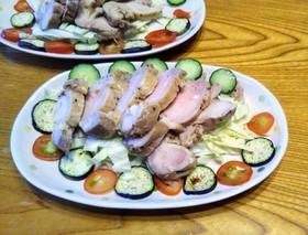 簡単☆さっぱり味の鶏チャーシュー