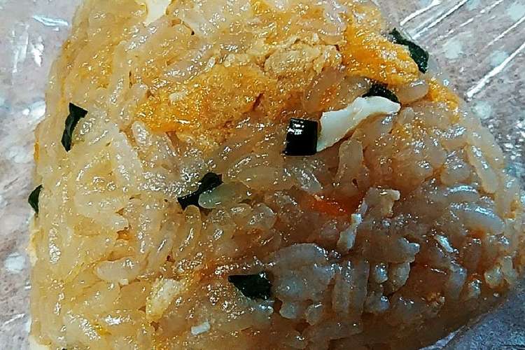 悪魔飯 おにぎり トロトロ玉子 レシピ 作り方 By クック 白たんぽぽ クックパッド 簡単おいしいみんなのレシピが366万品