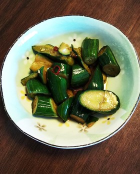 きゅうりの中華風漬物