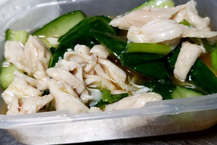 オリ ン風 蒸し鶏と小ネギのサラダ レシピ 作り方 By ゆうきママ クックパッド 簡単おいしいみんなのレシピが374万品