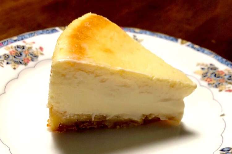 ボトム付き 簡単なめらか半熟チーズケーキ レシピ 作り方 By きこりカフェ クックパッド