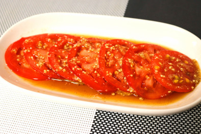 夕食おかず♪さっぱり美味しいトマトサラダの写真