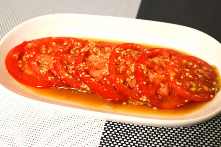 夕食おかず さっぱり美味しいトマトサラダ レシピ 作り方 By パンダワンタン クックパッド 簡単おいしいみんなのレシピが377万品