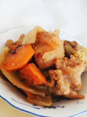 ヤンニョムチキンの煮込み