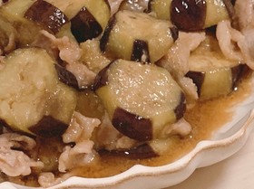 茄子の肉みそ炒め