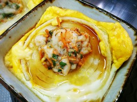 旨っ♥️玉ねぎのココット 海老詰め
