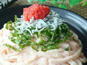 生クリーム不要!明太クリームうどん