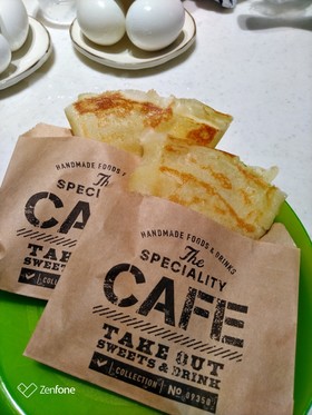 パンケーキボウルの後片付けに☆クレープ