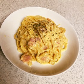 【生クリーム不要】簡単カルボナーラ