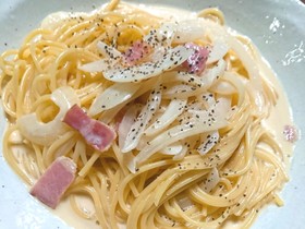 おうちで簡単カルボナーラ