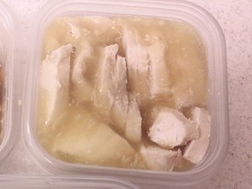 レンジでレモン蒸し鶏