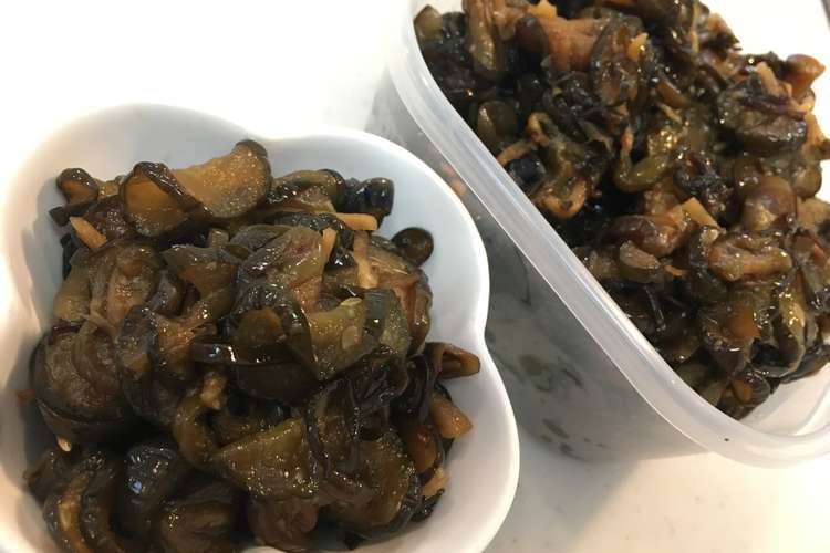 1年以上長期保存 なすときゅうりの佃煮 レシピ 作り方 By ちいちいgsxr600 クックパッド