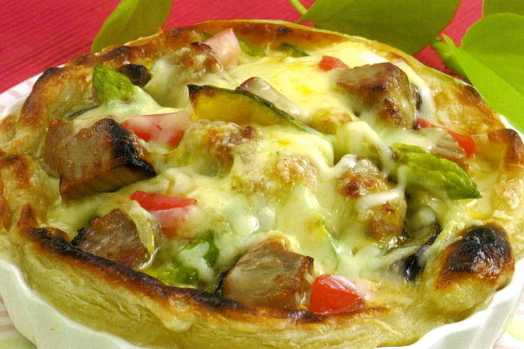 カツオと夏野菜のキッシュ レシピ 作り方 By さかなのまち焼津市 クックパッド 簡単おいしいみんなのレシピが356万品