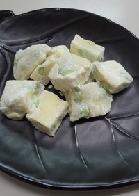 枝豆チーズ豆腐餅