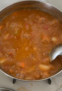 ミニトマト大量消費スープ♡