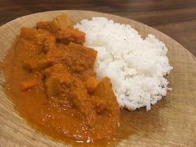 リンゴで簡単!スパイスカレー