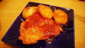 冷蔵庫の残り物消費♪ 鳥モモ肉の甘辛煮