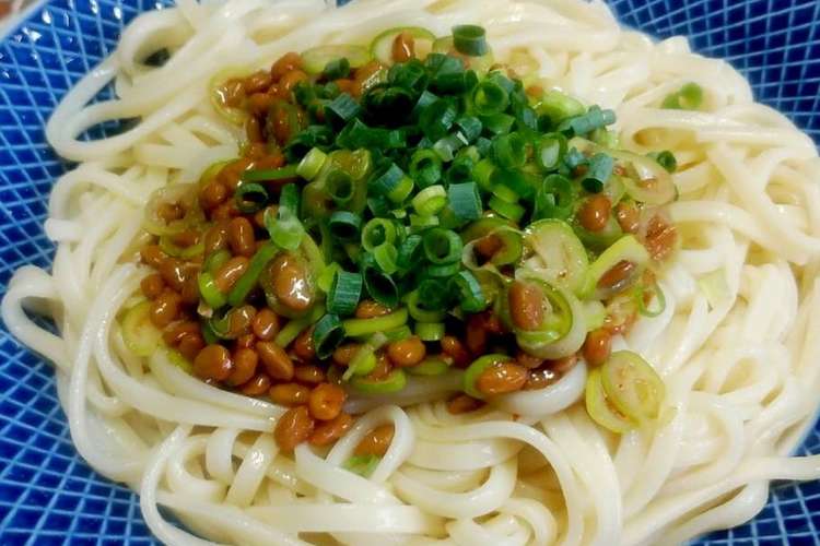 夏バテ防止に 簡単 納豆うどん レシピ 作り方 By ぷう クックパッド 簡単おいしいみんなのレシピが355万品