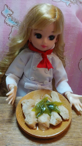 リカちゃん♡SNSで発見‼鶏むねの甘酢煮