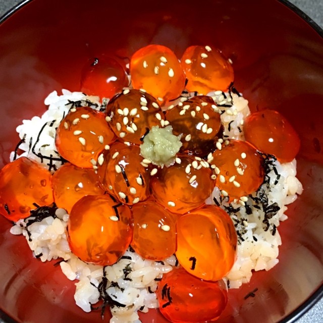 わらび餅でいくら丼 レシピ 作り方 By Rgbじぇねしす クックパッド 簡単おいしいみんなのレシピが360万品