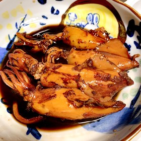 圧力鍋3分で出来るイカの煮物
