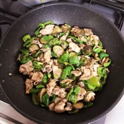 豚肉と夏野菜の味噌炒めの写真