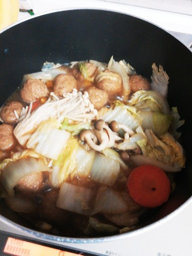 白菜と肉団子のスープの写真