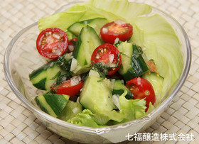 夏にさっぱりいただく白だしサラダ