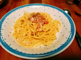 *こってりなスパゲッティーカルボナーラ*