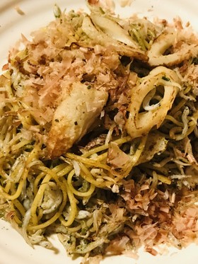 竹輪&シラスのチリチリ焼そば