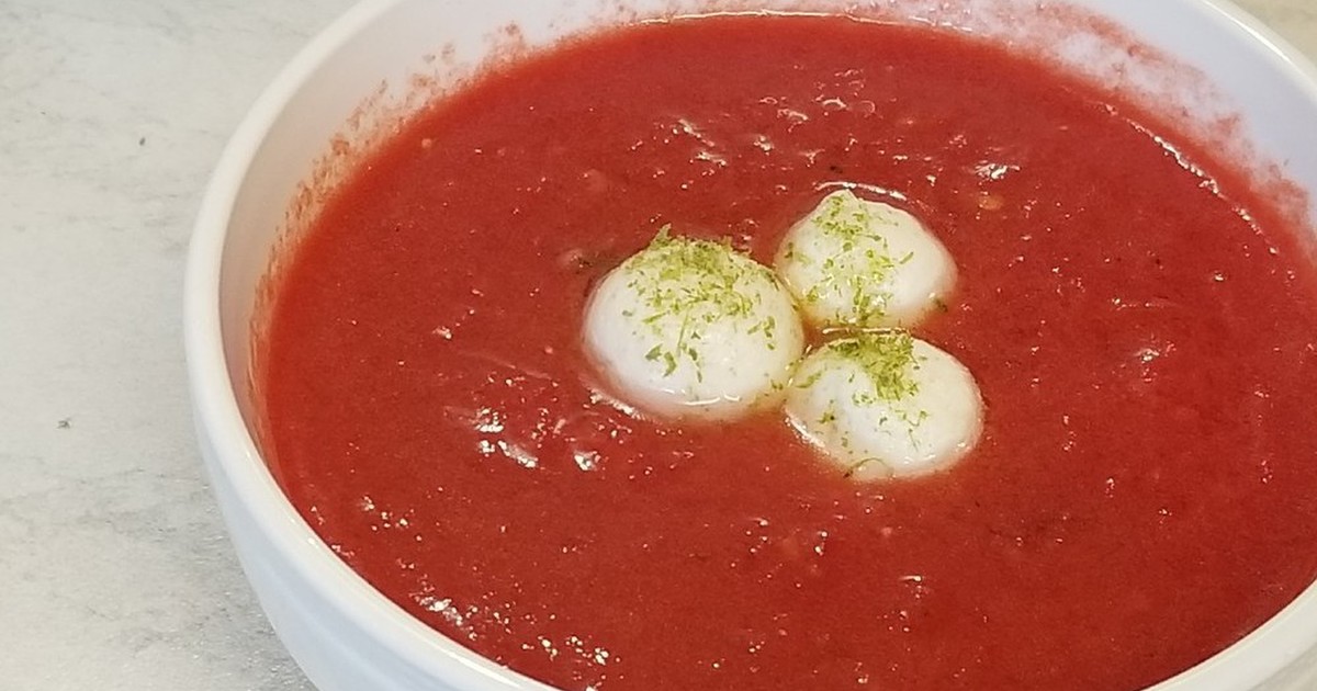 ハーブソルトが決め手 夏のトマトスープ レシピ 作り方 By 世界の台所探検家 クックパッド