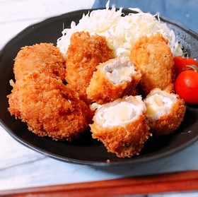 豚ロースでチーズイントンカツ♪