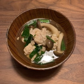 鶏つみれ汁
