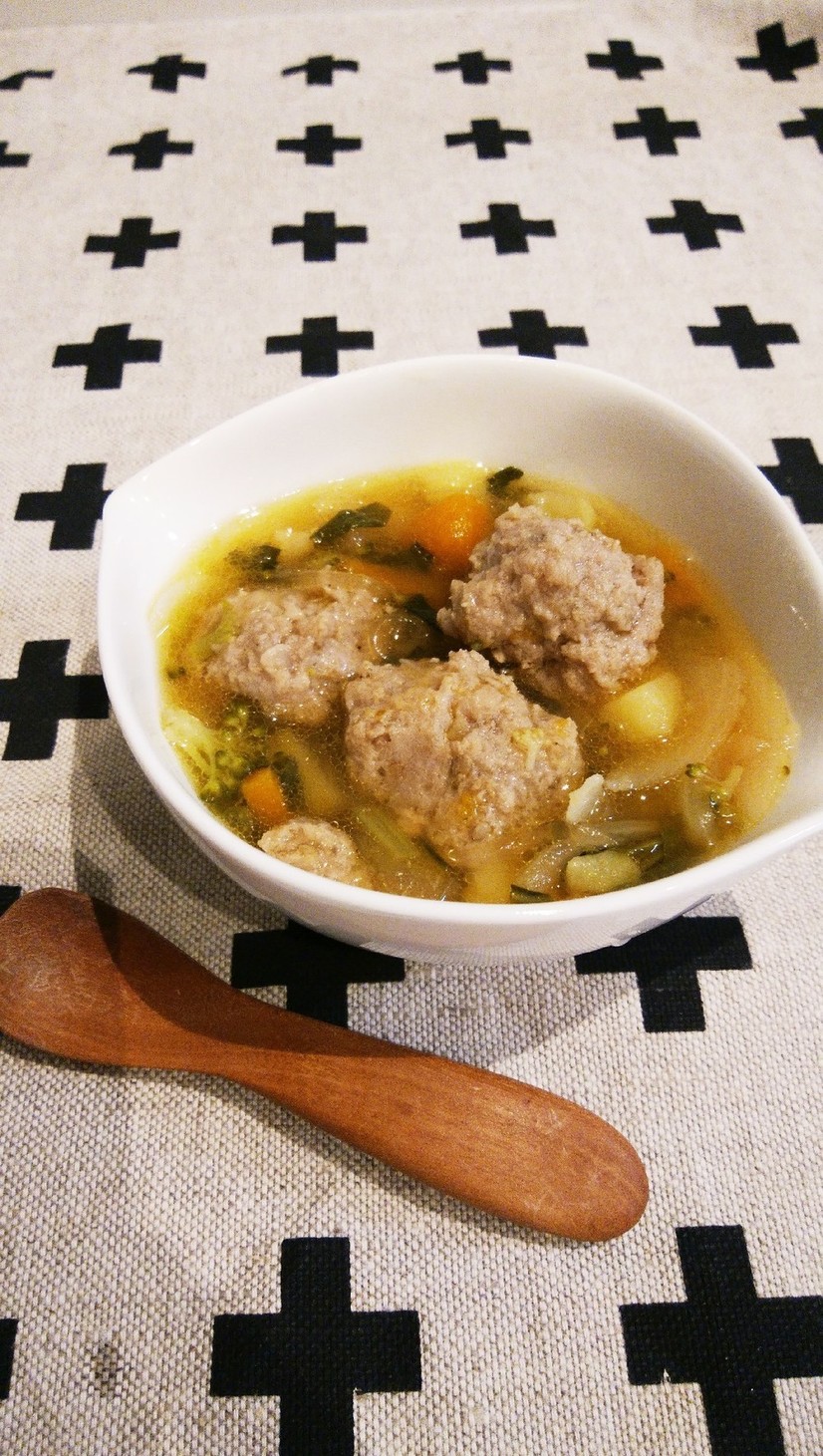 肉団子入り☆野菜スープの画像