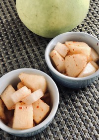 【野菜ソムリエ】京たんご梨の簡単キムチ