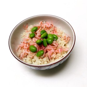 糖質オフ釜揚げアミエビごはん