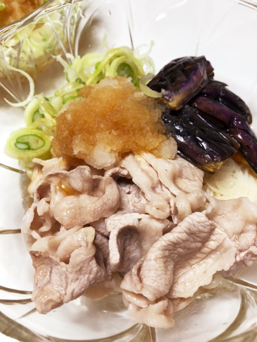 豚肉とおろしのサッパリぶっかけ素麺の画像