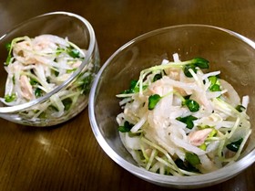 ごはんが進む!!W大根とツナのサラダ!