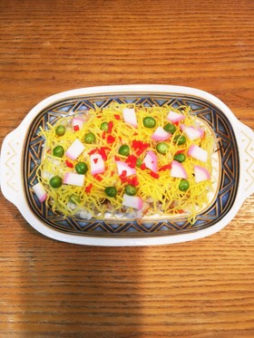 鯖缶を使った母のばら寿司