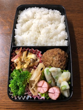 中学生男子弁当☆20190823
