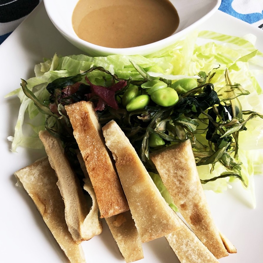 高野豆腐とバンバンジーソースの画像