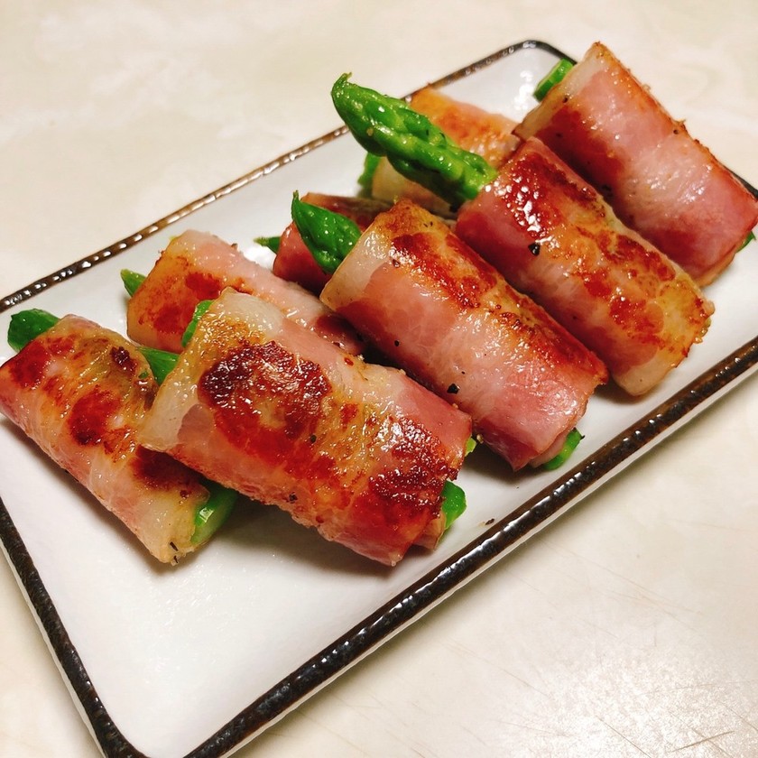 ポークメダリオンのベーコン巻きレシピ