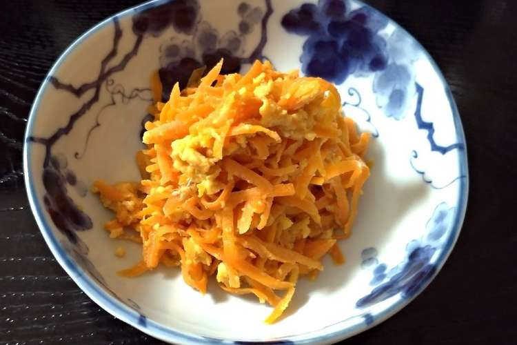 白だしがおいしい簡単にんじんしりしり レシピ 作り方 By まゆまっちょ クックパッド 簡単おいしいみんなのレシピが354万品