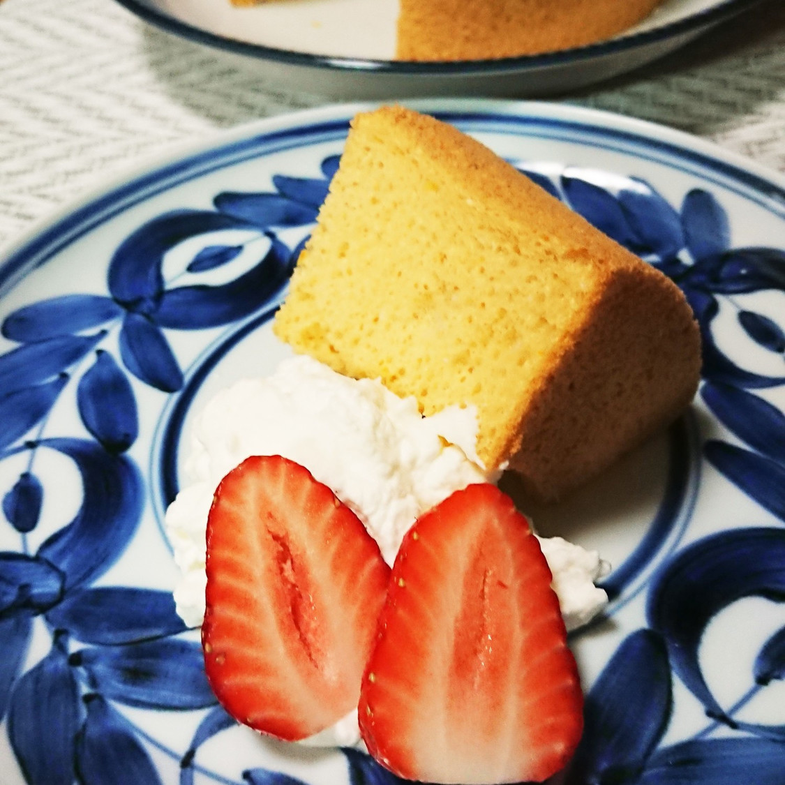 米粉のシフォンケーキでヘルシーで美味しい感謝状ケーキを｡:°ஐ♡