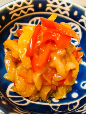 無限玉ねぎ&パプリカ〜酢豚風〜