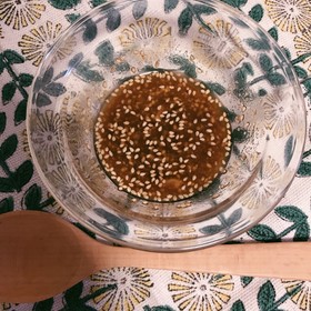 レタスに♪カルディ旨たれ風ドレッシング