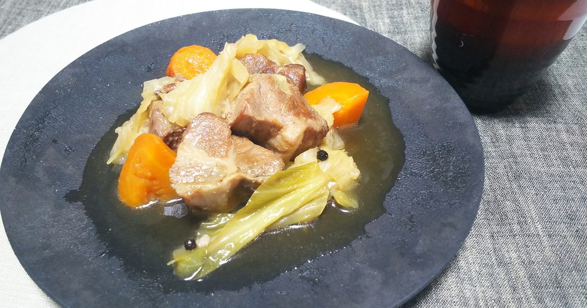 豚肉と野菜の大人なビール煮 by ボノベル 【クックパッド】 簡単おいしいみんなのレシピが340万品